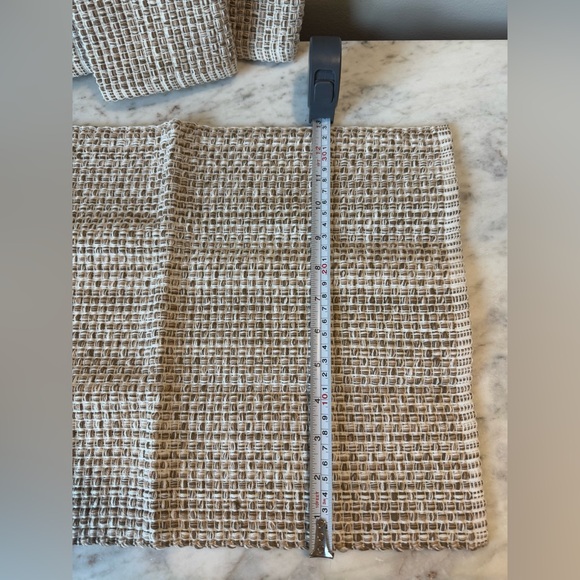 NWOT set of 4 jute natural bone woven placemats - Picture 4 of 5